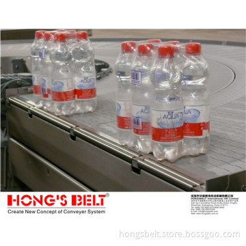 Bottle Water Beverage Packaging Industry Curved Modular Belt (HS-2000A)